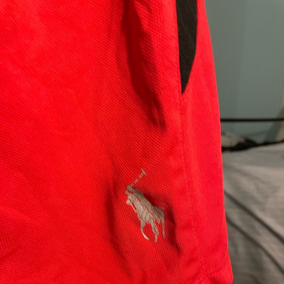 Polo Ralph Lauren Red Tennis Shorts with Pockets - Picture 2 of 5